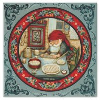 Matte Tile Nisse Making Lefse